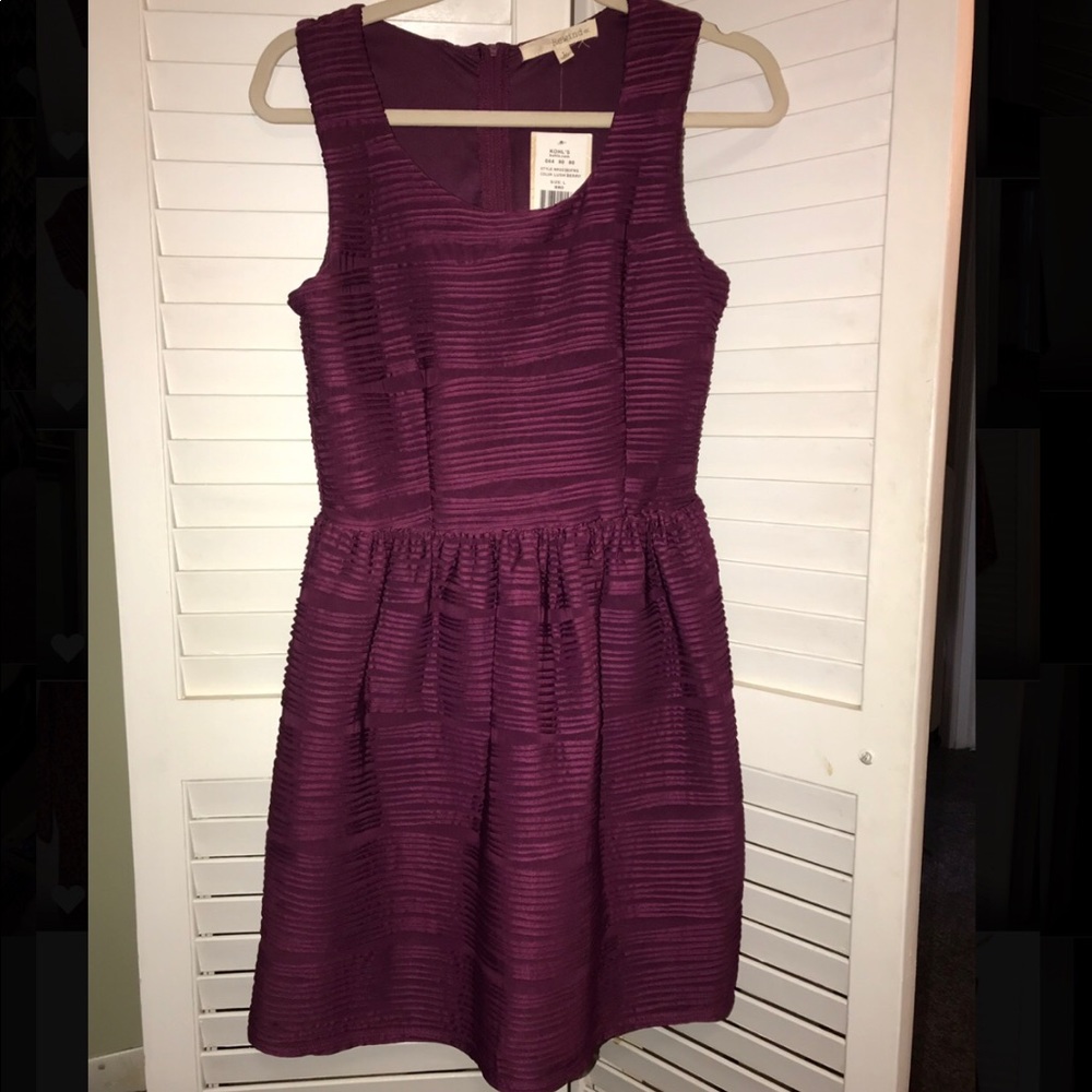 Rewind juniors ribbed maroon / burgundy dress—NWT
